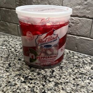 Red Bird Handcrafted Melt Away Mints Peppermint 18oz Tub Made in USA Gluten Free